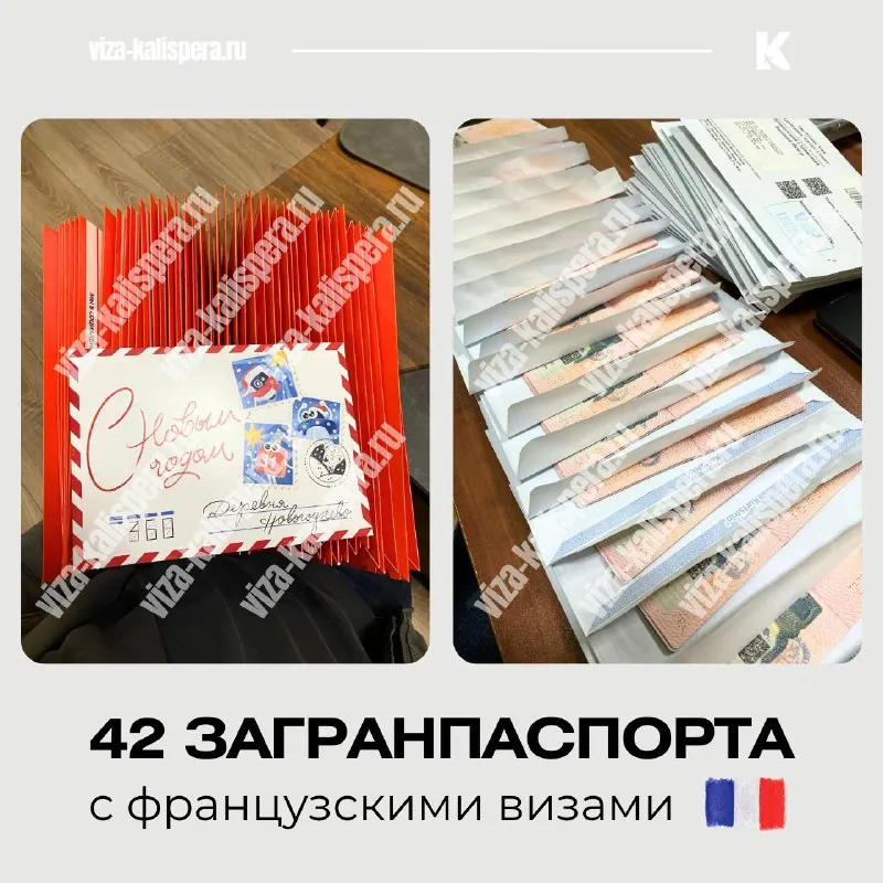 42 французские визы за первую рабочую неделю 2026 года