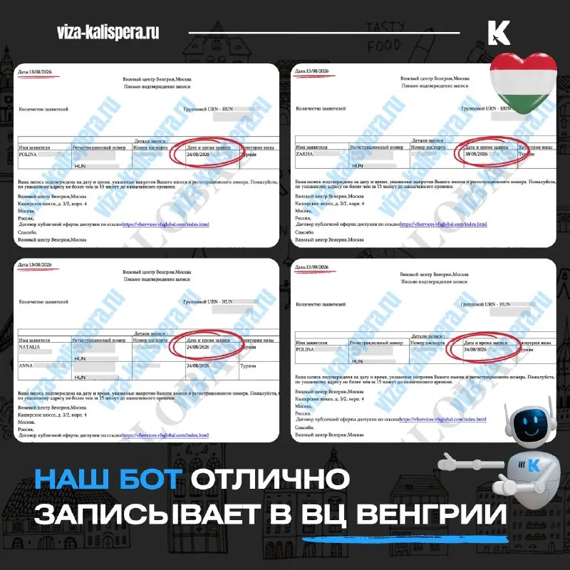 Запись в визовый центр Венгрии: как найти свободные места на подачу
